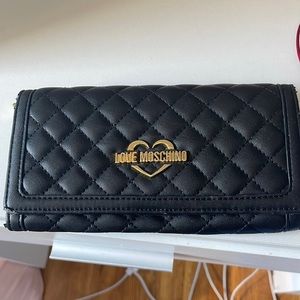 Moschino black wallet